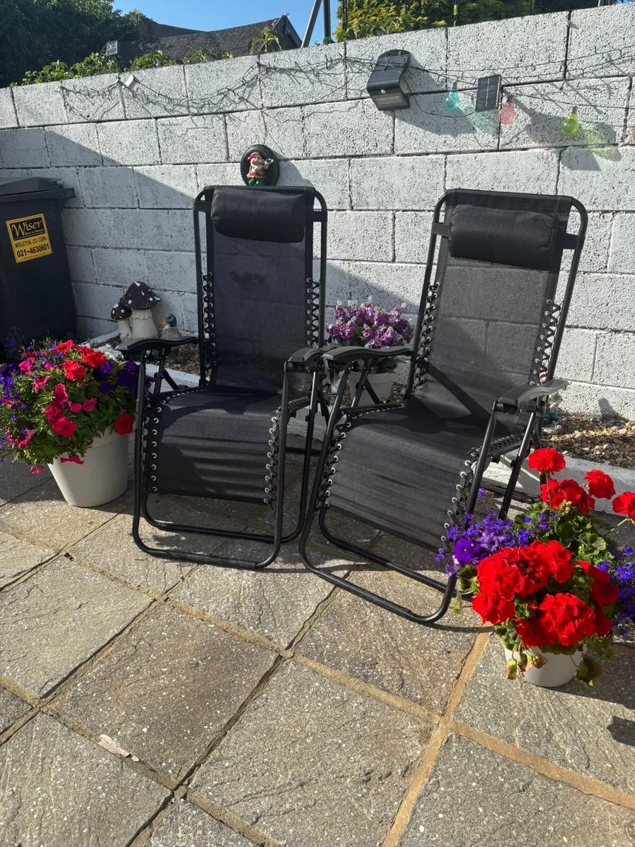 Outdoor Gravity Sun Chairs For Sale - Image 1