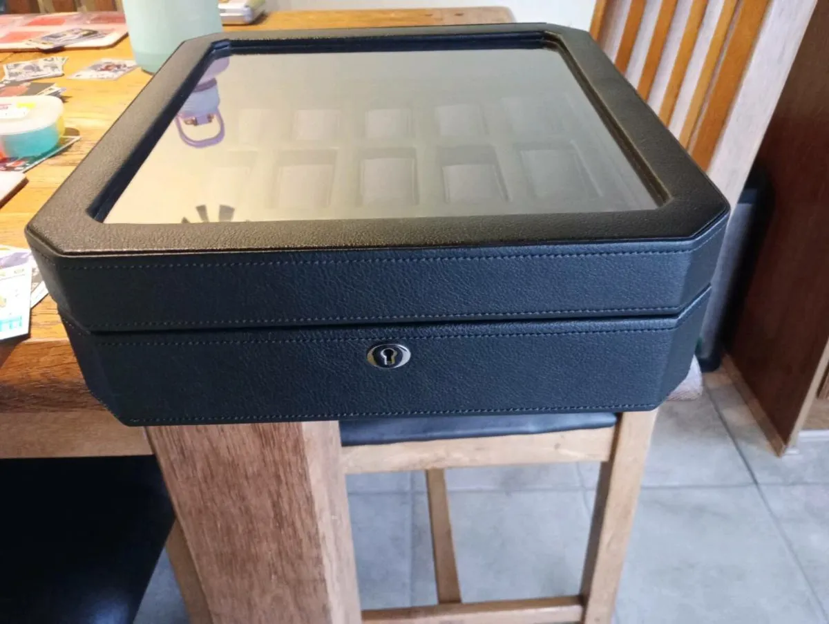 Wolf Windsor 15 piece watch display box - Image 2
