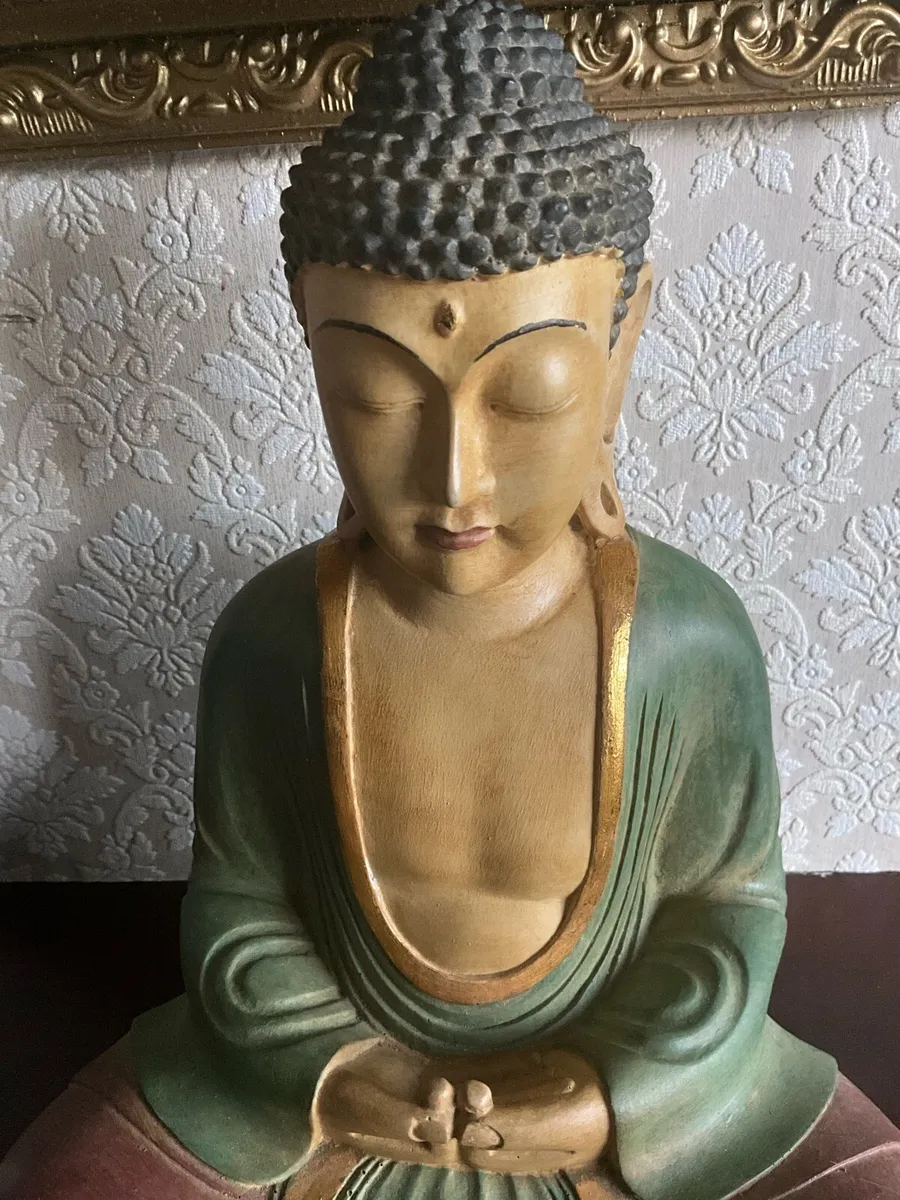 Large Plaster Budha Sculpture - Image 3