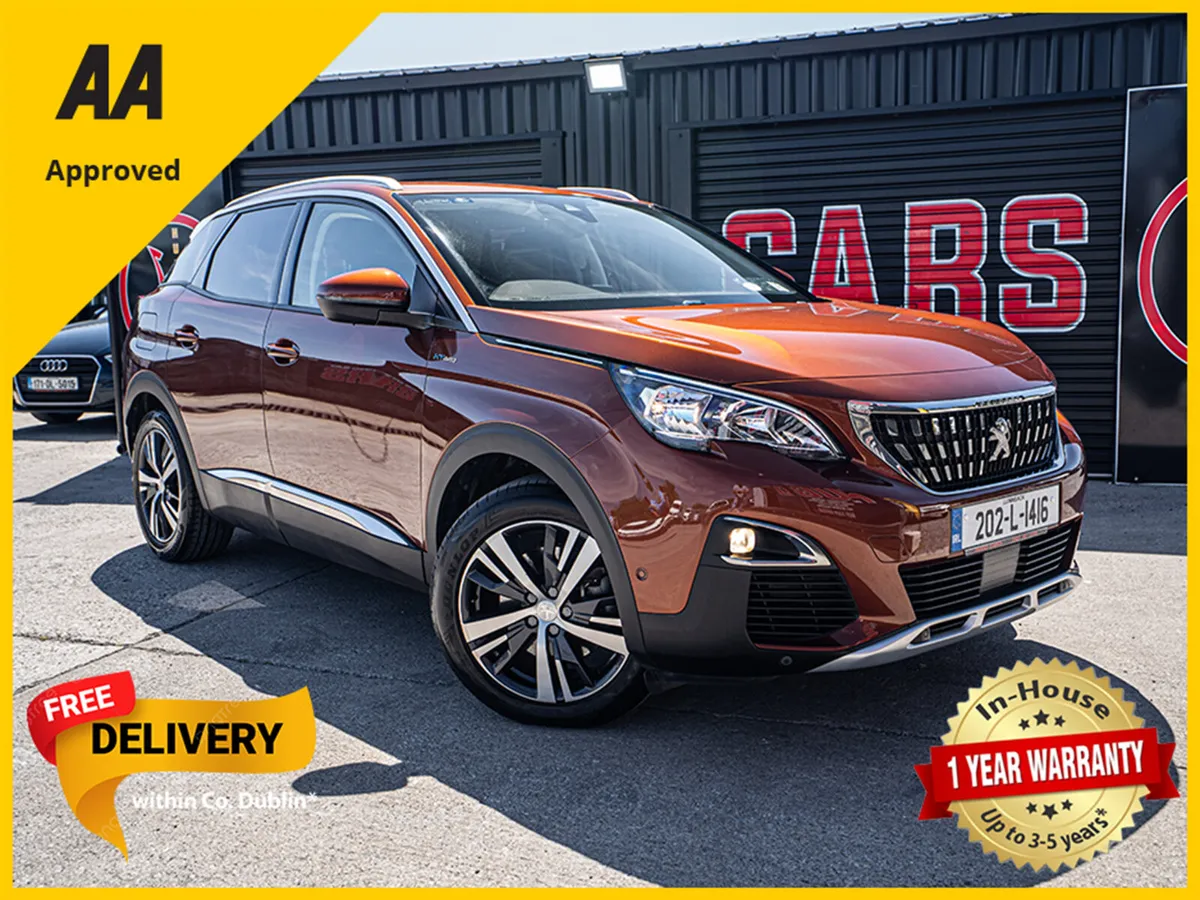 202 Peugeot 3008 Allure Hybrid/High spec/1yr warra - Image 1