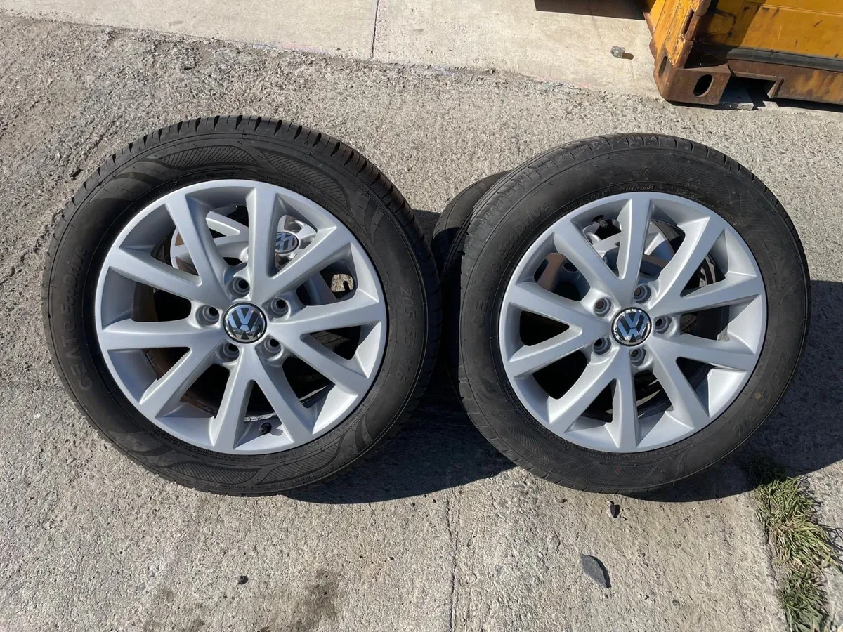 VW Passat;Skoda;Alloy Wheels&Tyres 205/55R16 - Image 2