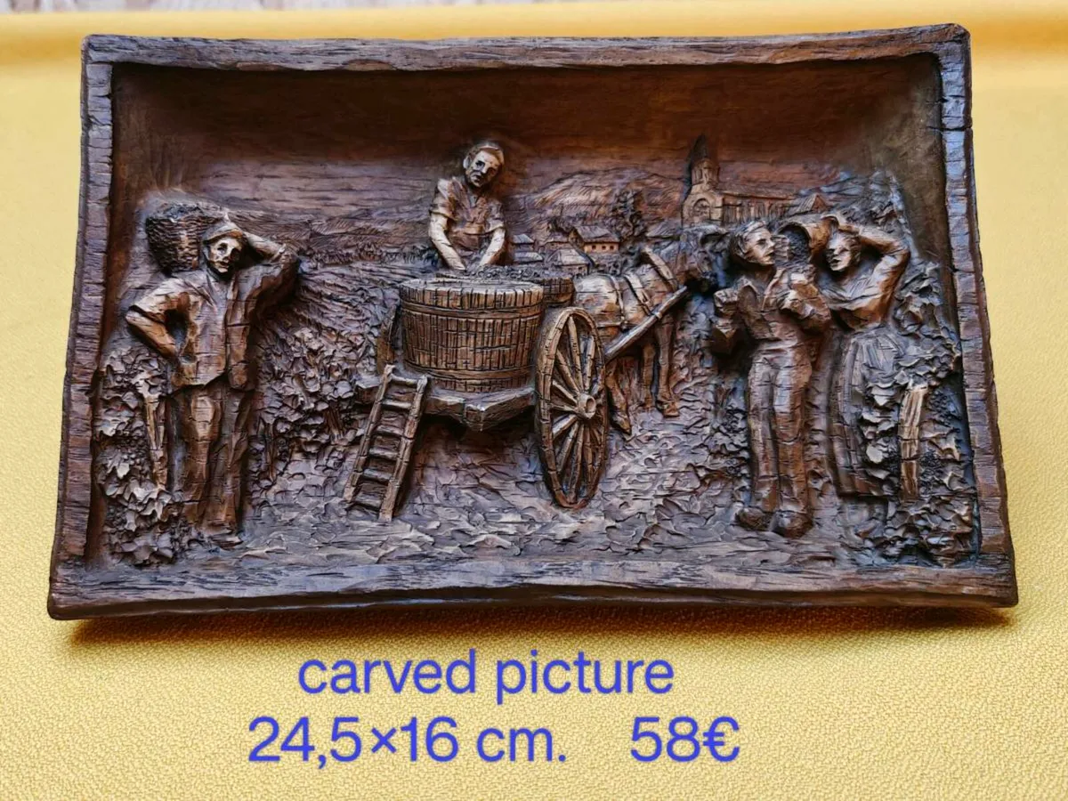 Carved picture, wall decoration
