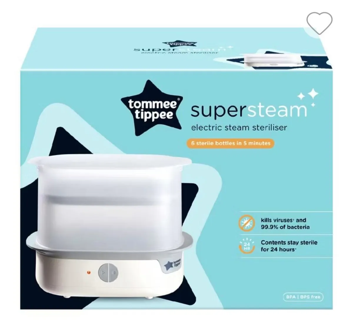 Tommy tippee steriliser and bottles - Image 1