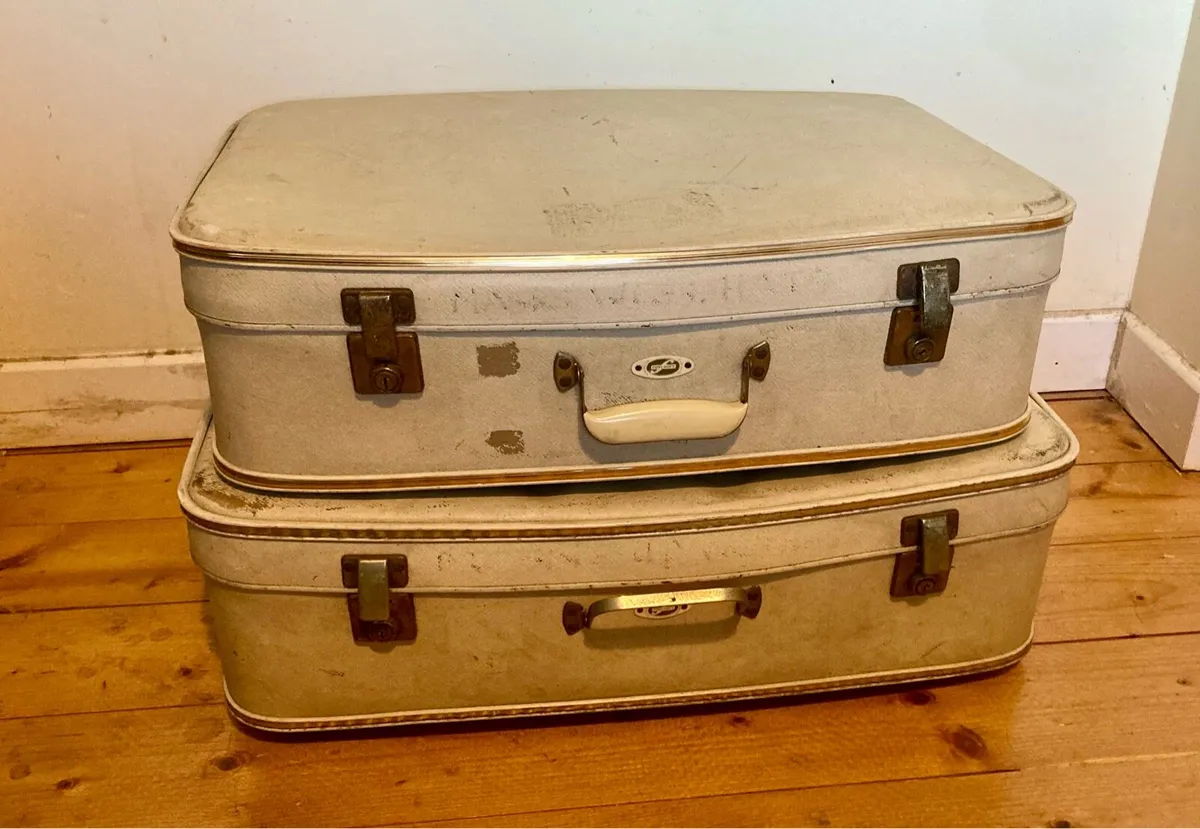 Vintage Prop Suitcases x2 - Image 1