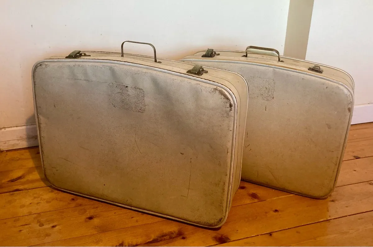 Vintage Prop Suitcases x2 - Image 4