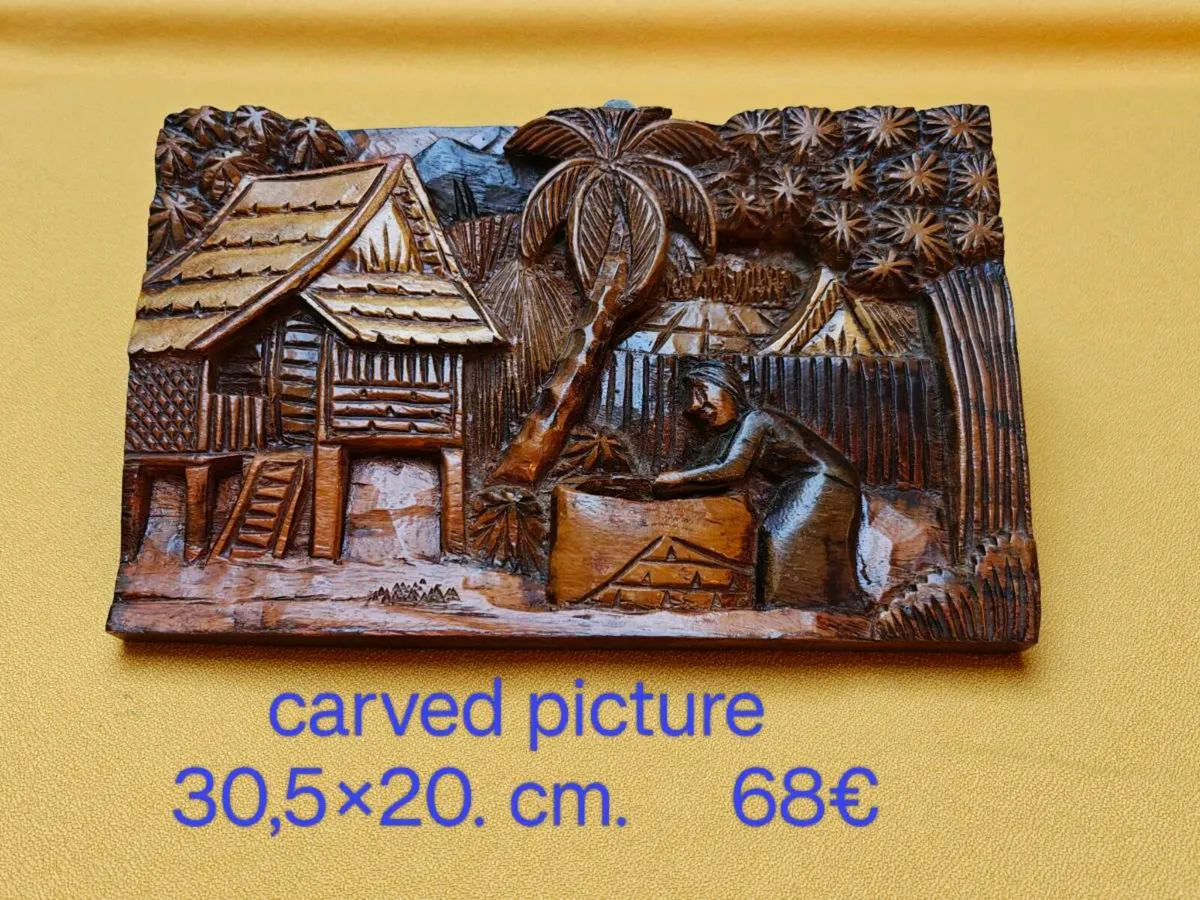 Carved pictures, wall decoration