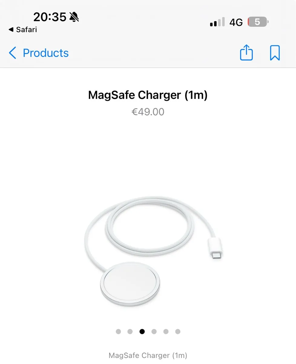 Apple MagSafe Charger (1m) - Image 1