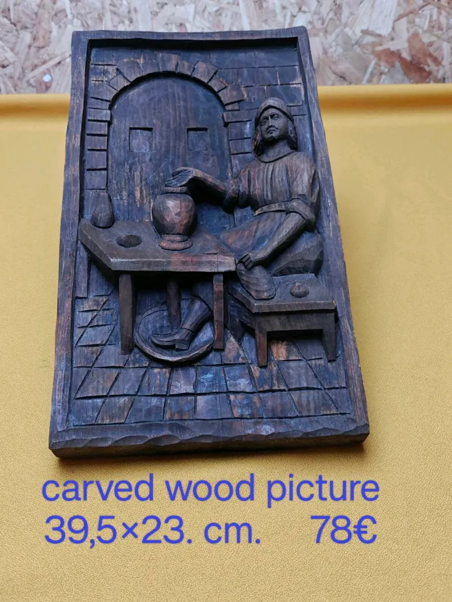 Carved wood picture, Wall Decoration