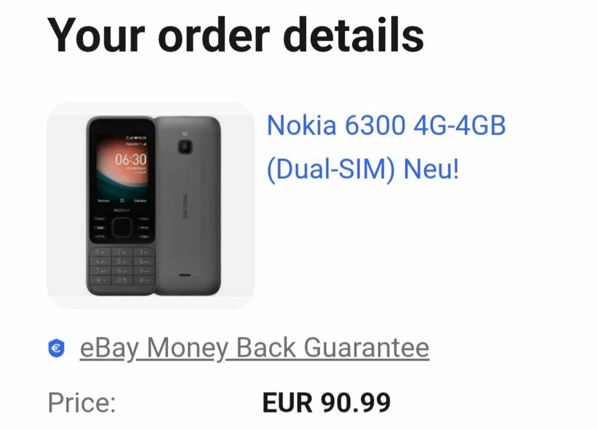 Nokia 6300 4g phone - Image 2