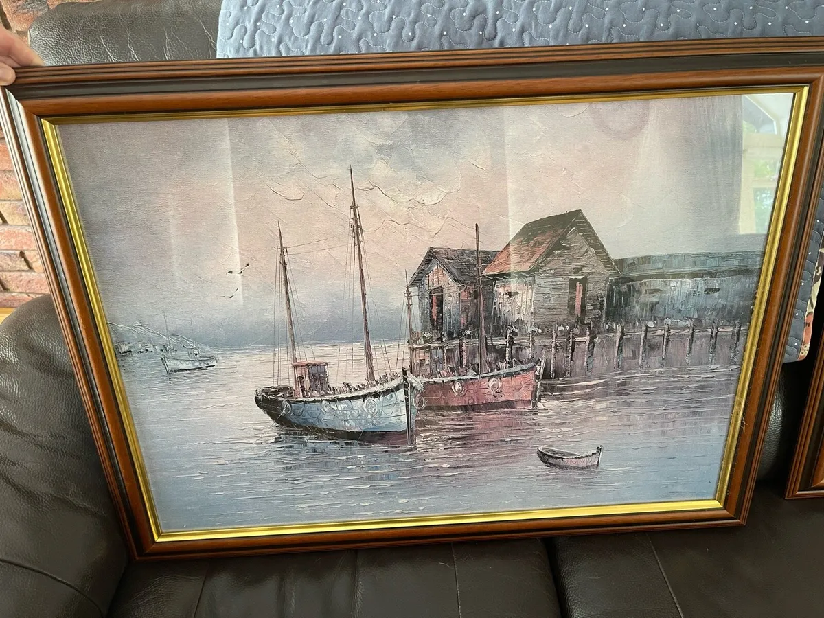 Hand painted pictures. - Image 2