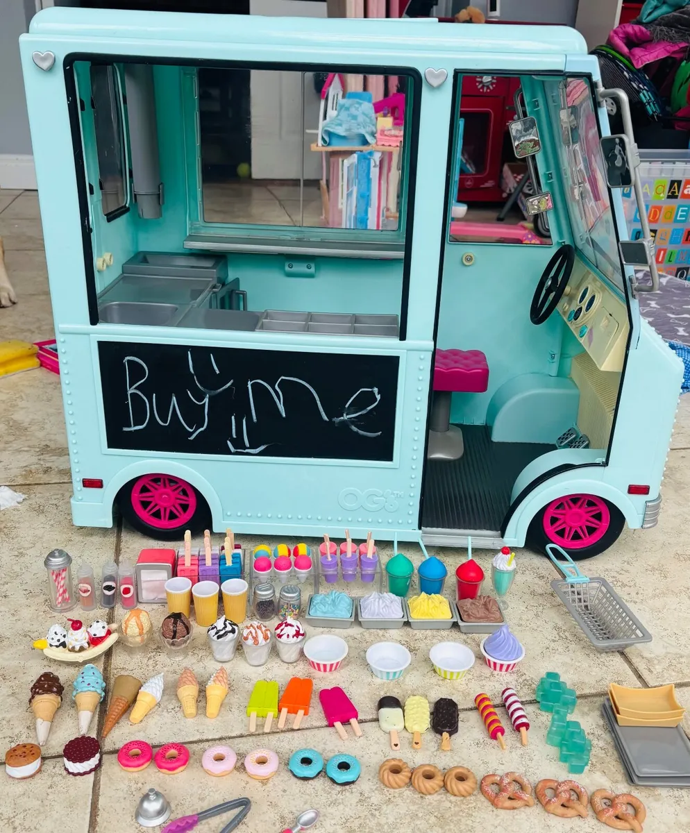 Our generation Ice cream truck and school desk - Image 1
