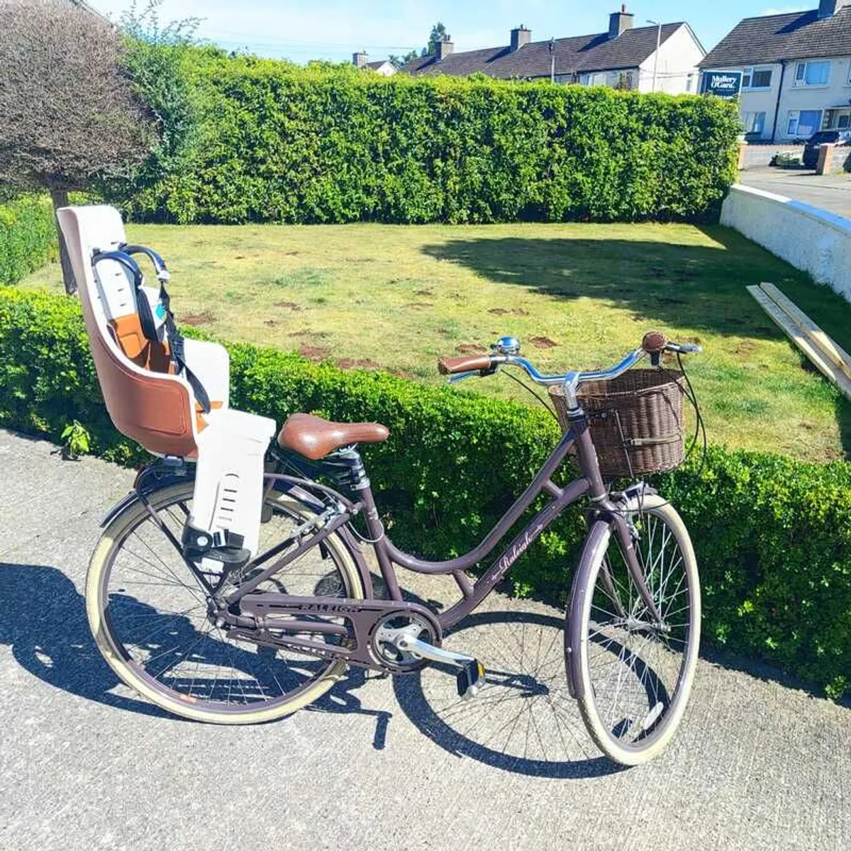 Raleigh Ladies Bike with Child Seat - Image 1