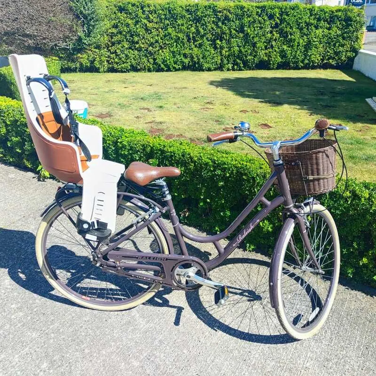 Raleigh Ladies Bike with Child Seat - Image 2