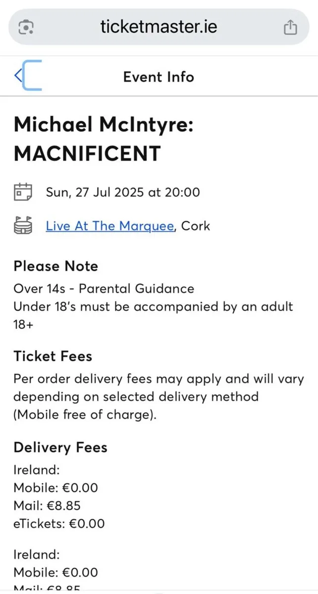 Michael mc Intyre tickets - Image 4