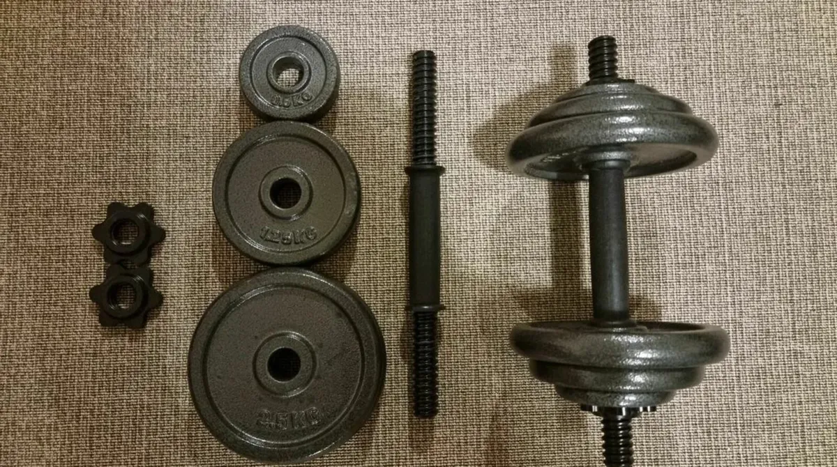 Dumbbell Weights Set 2 x 10 kg - Image 4