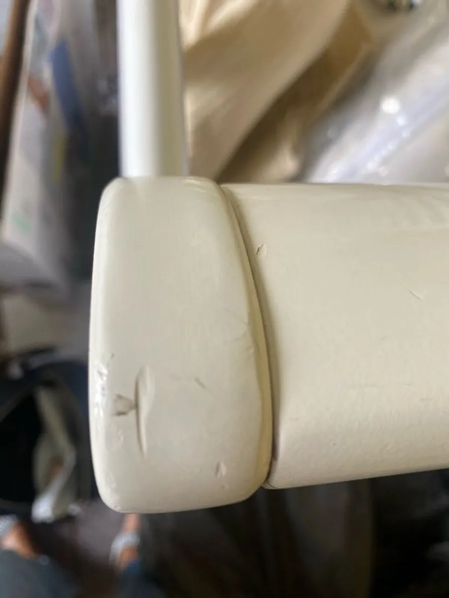 Cot: mattress inc, next to me crib, feeding pillow  bath, isofix base,playpen, playmat, mobile feeding chair, travel cot, gro clock, wheelie ladybird ride on toy, Tripp trap table and seat adapters - Image 2