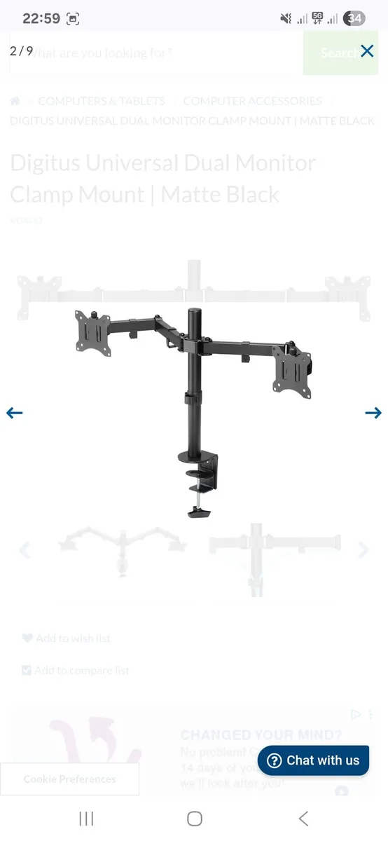 Dual monitor arms for sale - Image 3