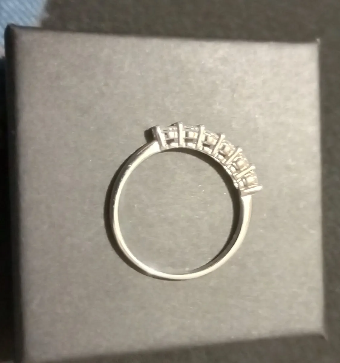 Sterling silver engagement ring - Image 3