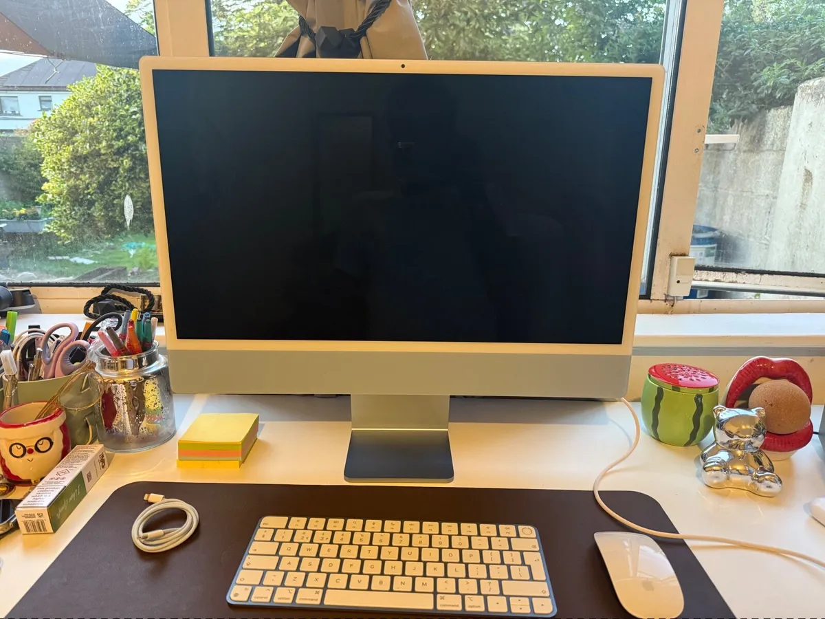 iMac 24” (M3, 2023) – Blue – Excellent Condition - Image 1