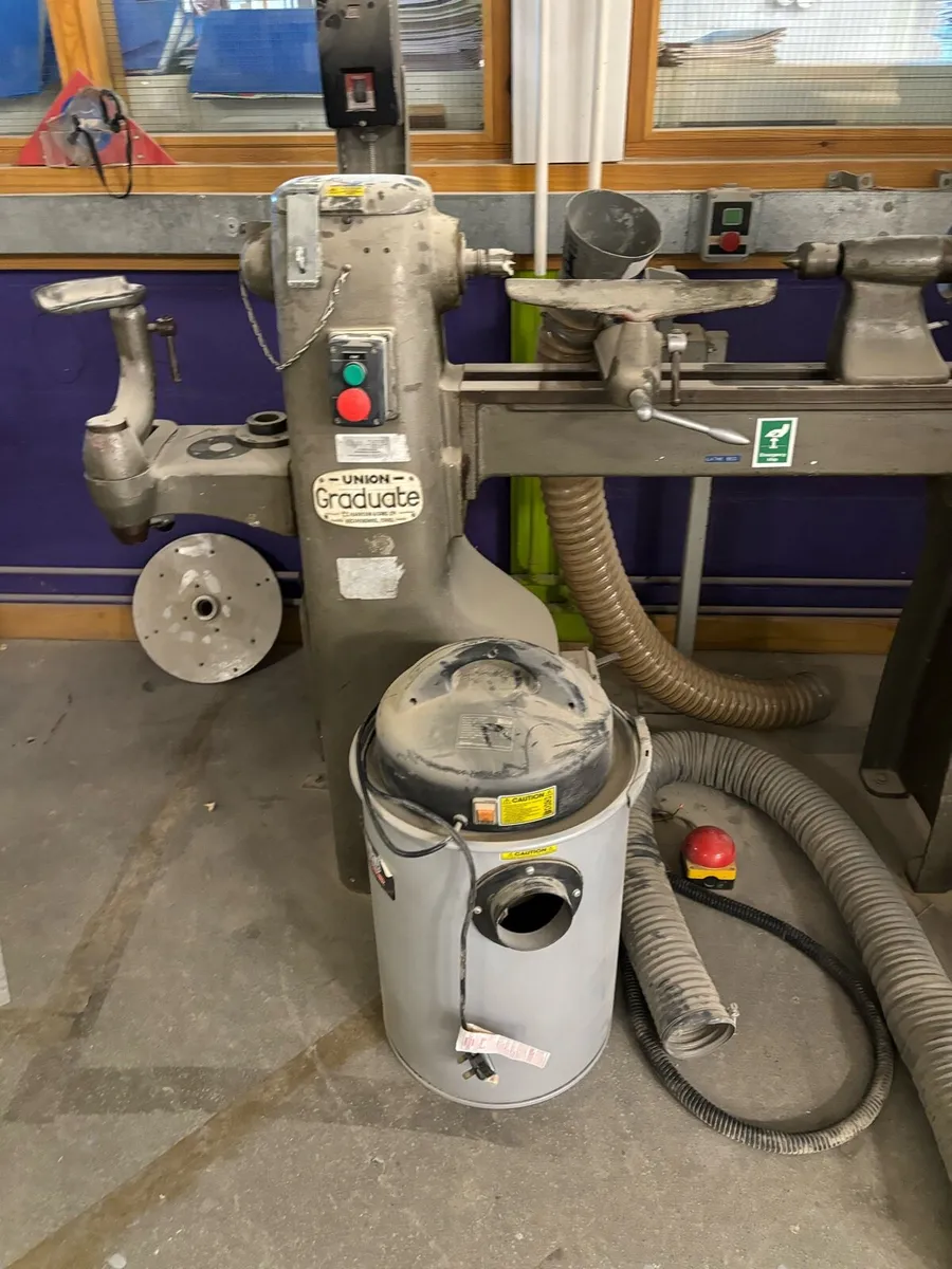 Union graduate lathe. 3 phase - Image 1
