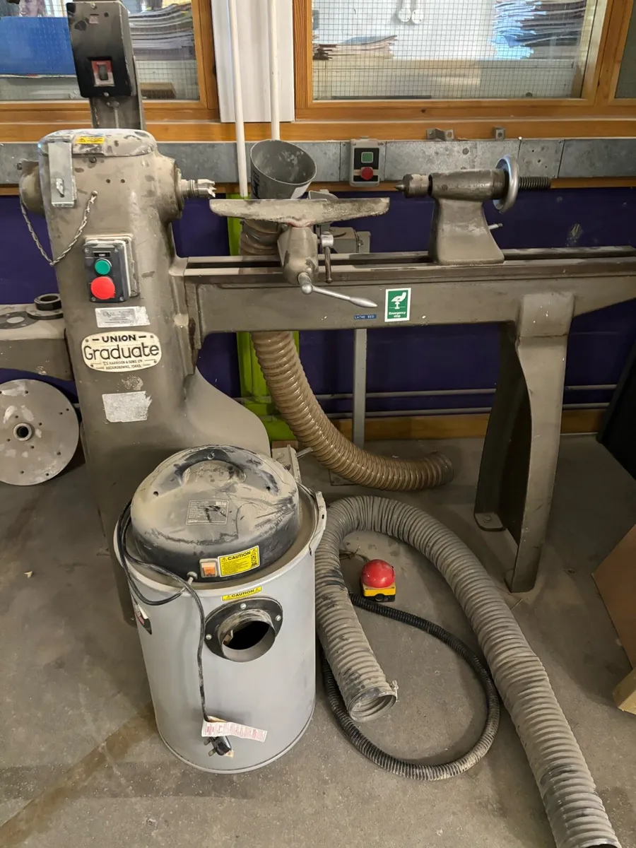 Union graduate lathe. 3 phase - Image 2
