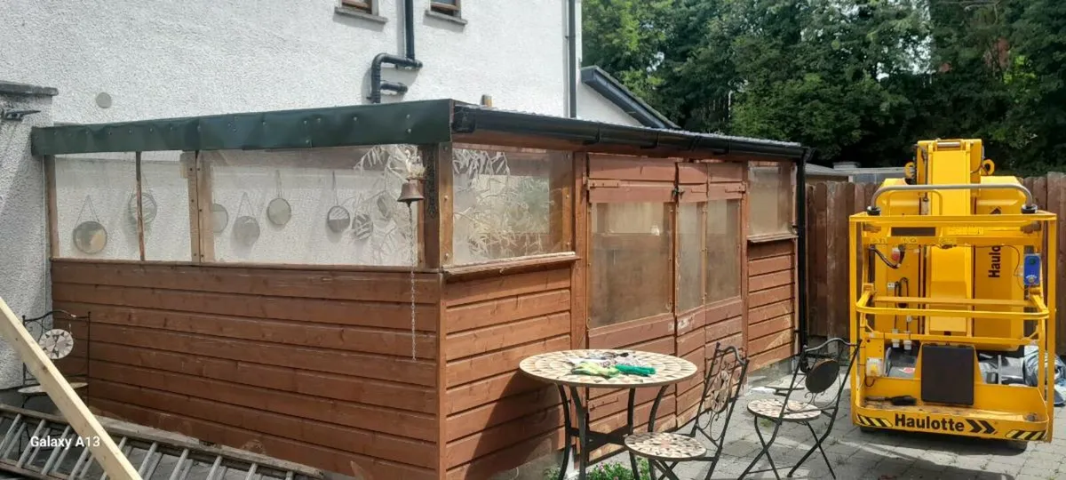Lean-to sun room