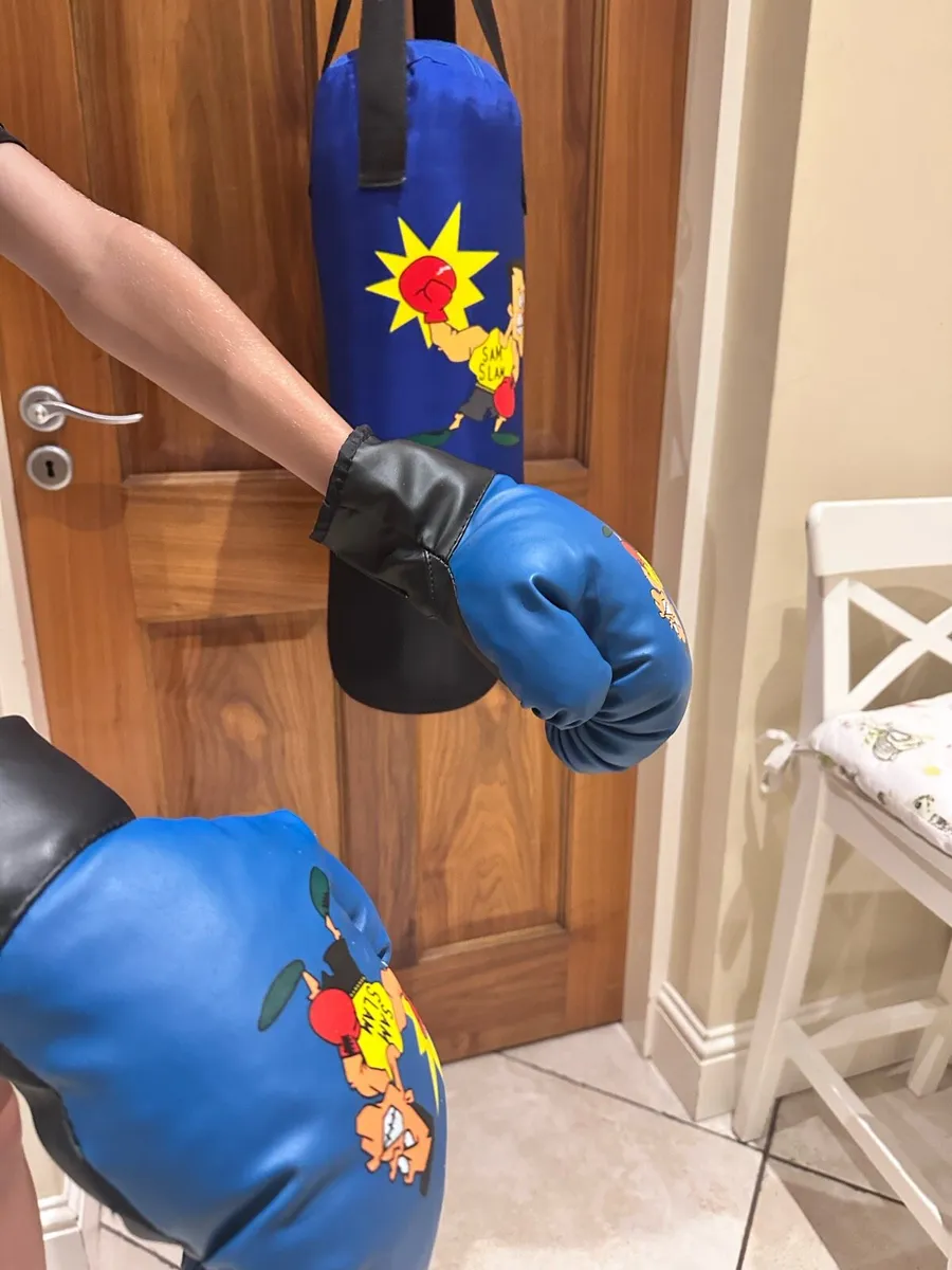 Kids Boxing bag and gloves - Image 4