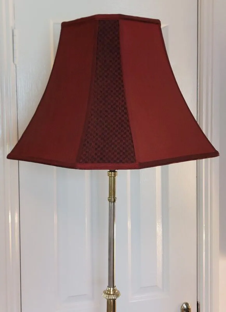 Art Nouveau Brass & Copper Floor Lamp - Image 2