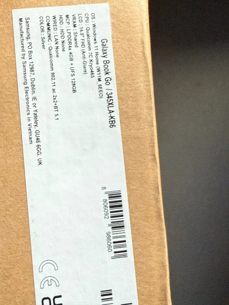 Samsung Galaxy Book GO 14-inch ,128GB Sealed - Image 3