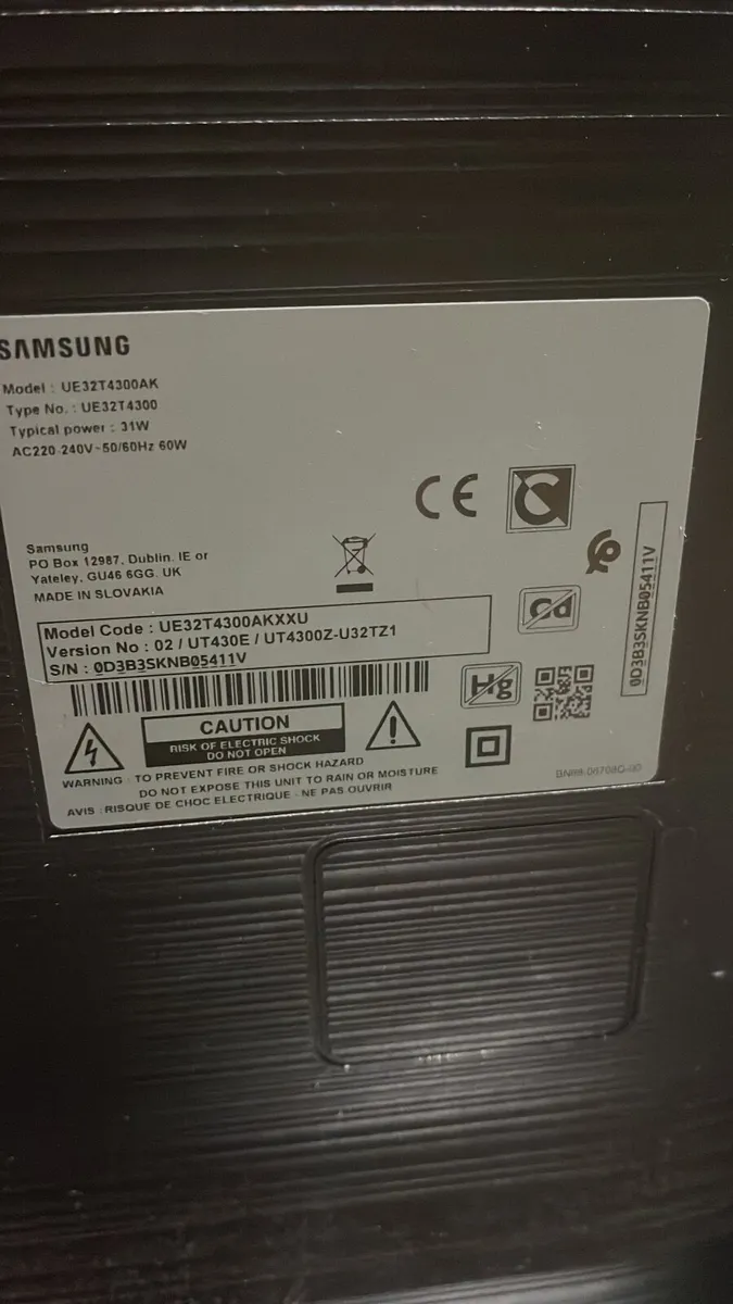 Samsung 32" T4300 HD Smart TV - Image 3