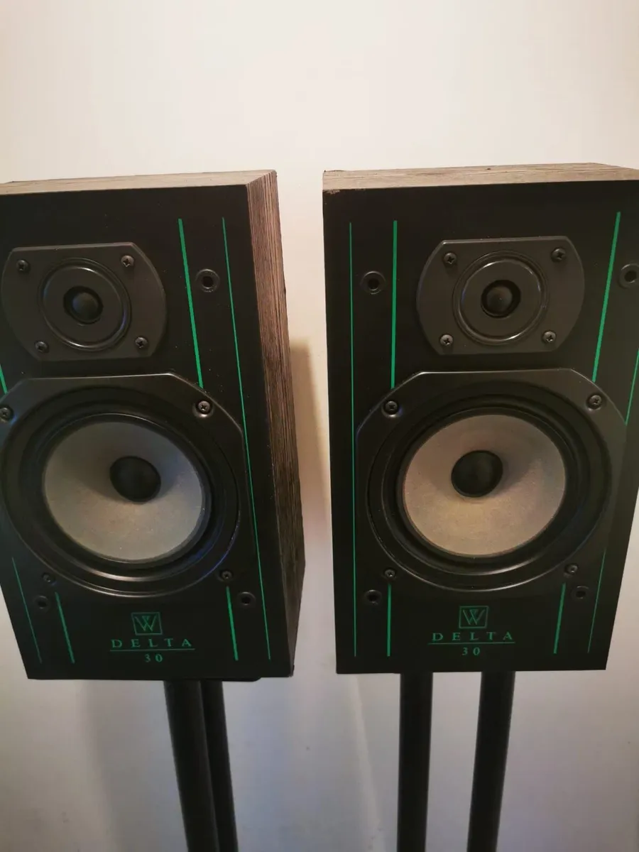 Wharfedale Speakers + Stands - Image 3