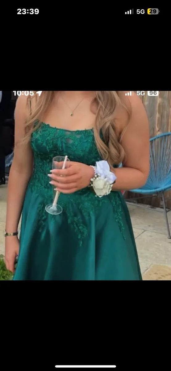 Green Debs Dress - Image 2