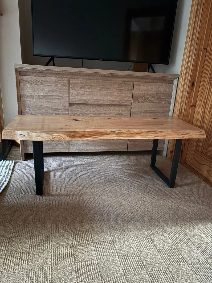 Handmade Cedar Wood Loft Coffee Table - Image 1
