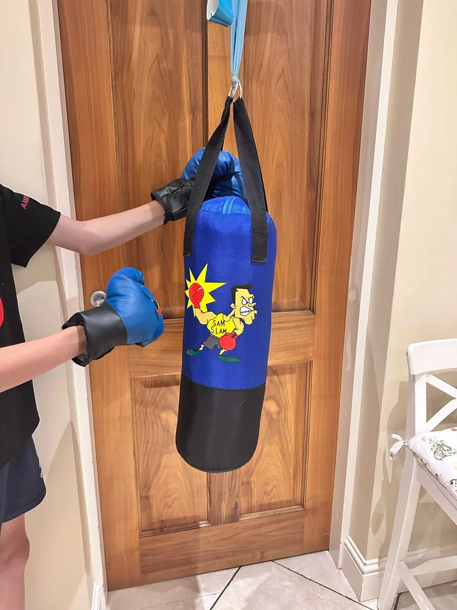 Kids Boxing bag and gloves - Image 1