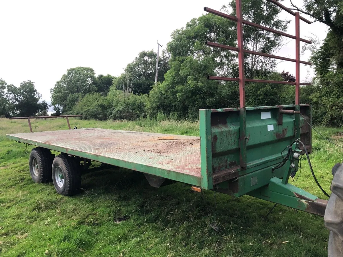 21ft flat bale trailer - Image 2