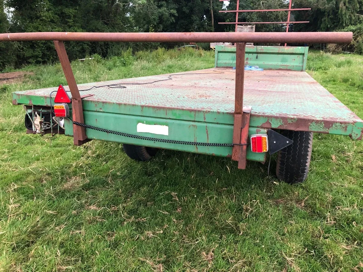 21ft flat bale trailer - Image 3