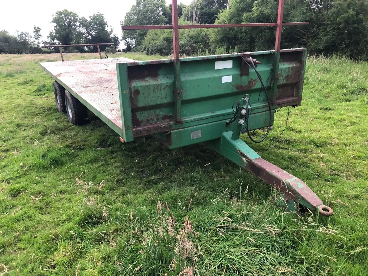 21ft flat bale trailer - Image 4