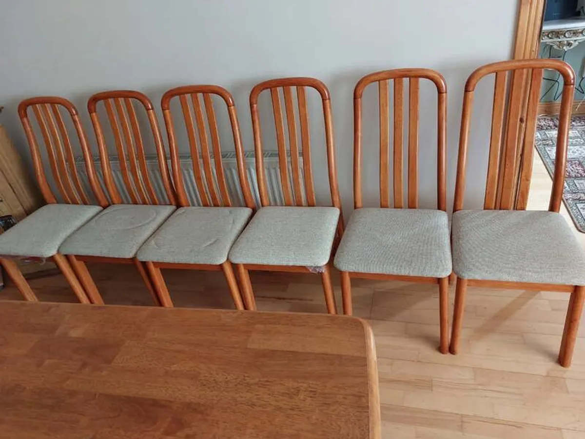 Dinning table and chair - Image 2