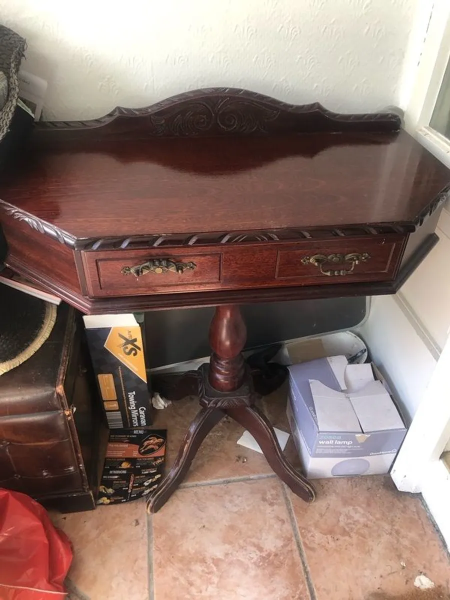 antique hall table - Image 1