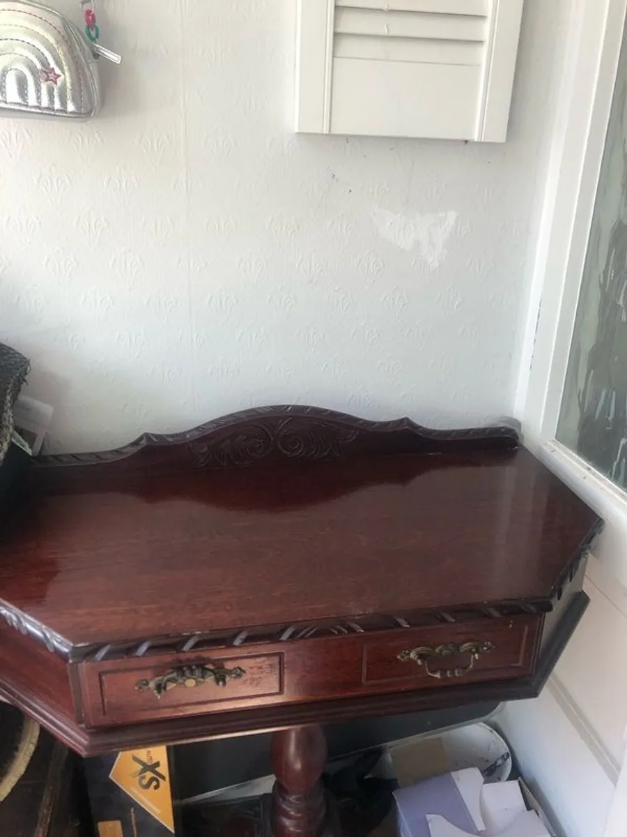 antique hall table - Image 2