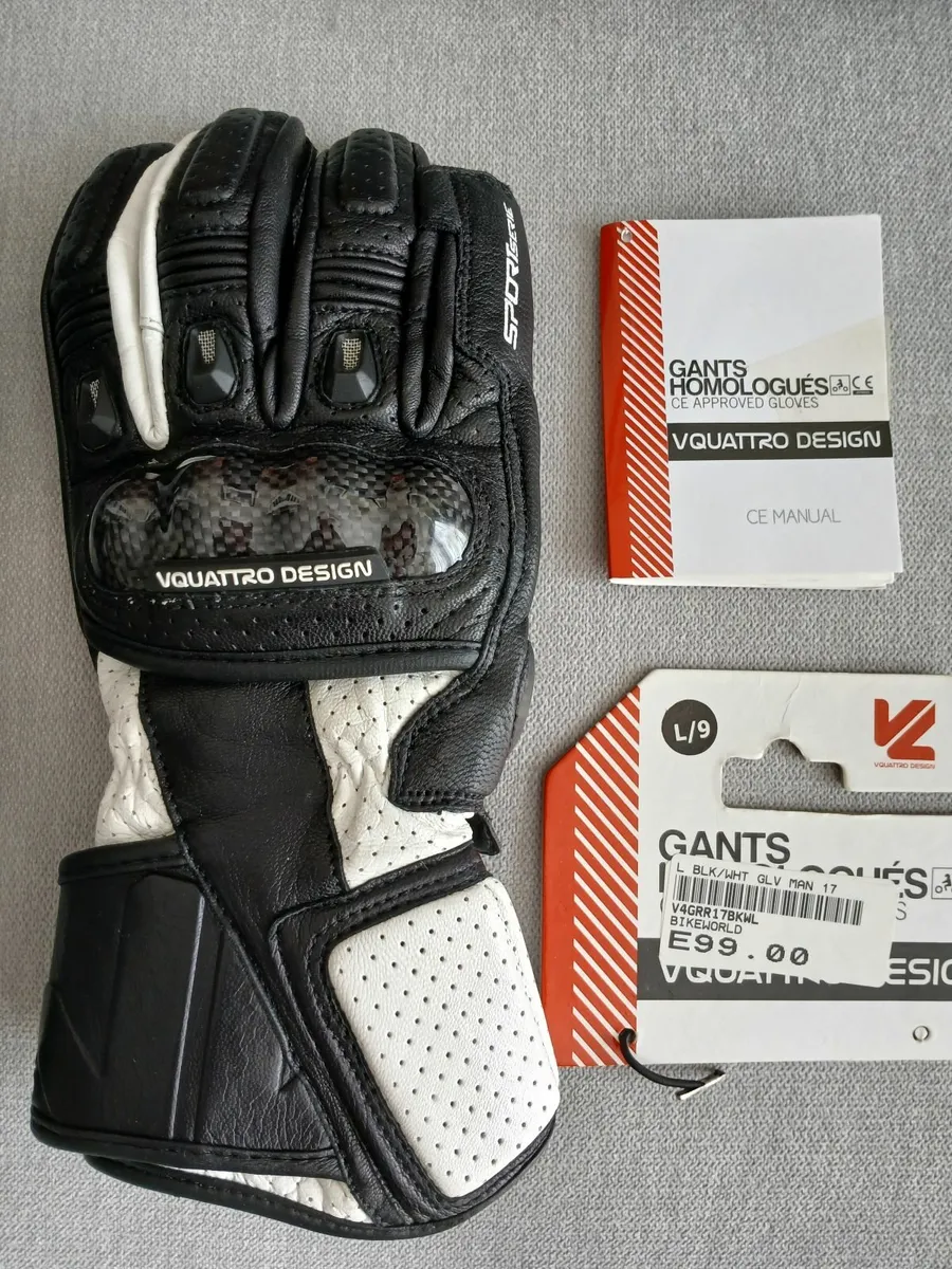 Vquattro Design V4G-RL 17 Motorbike Gloves - Image 2