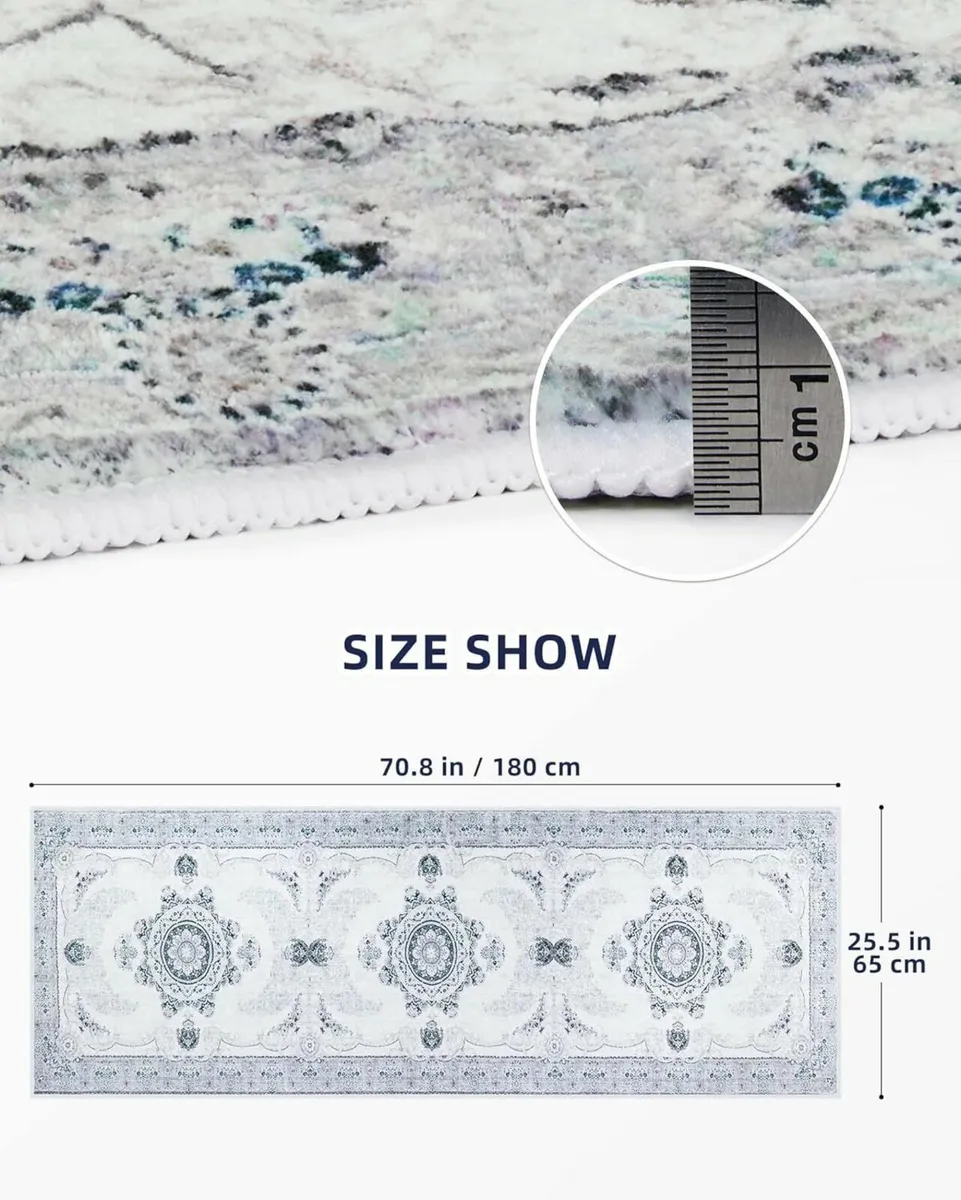 Carpet Runners, 65x180cm Hallway Rug 65 x 180 cm - Image 2