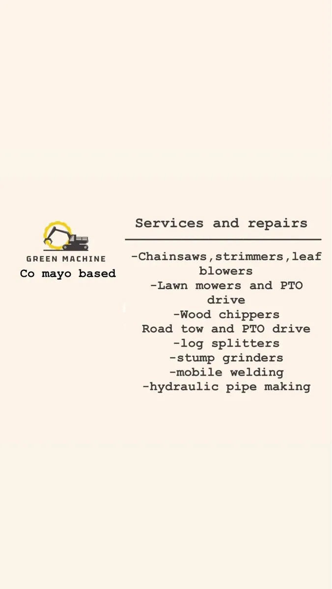 MACHINERY SERVICES&REPAIRS - Image 1