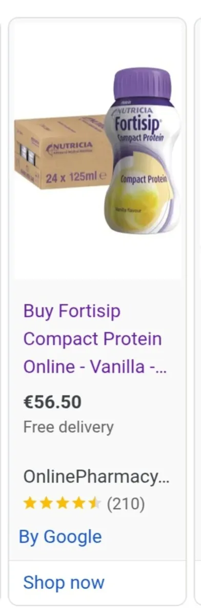 Nutricia forty sips 24 bottles 9x4 boxes full box - Image 2