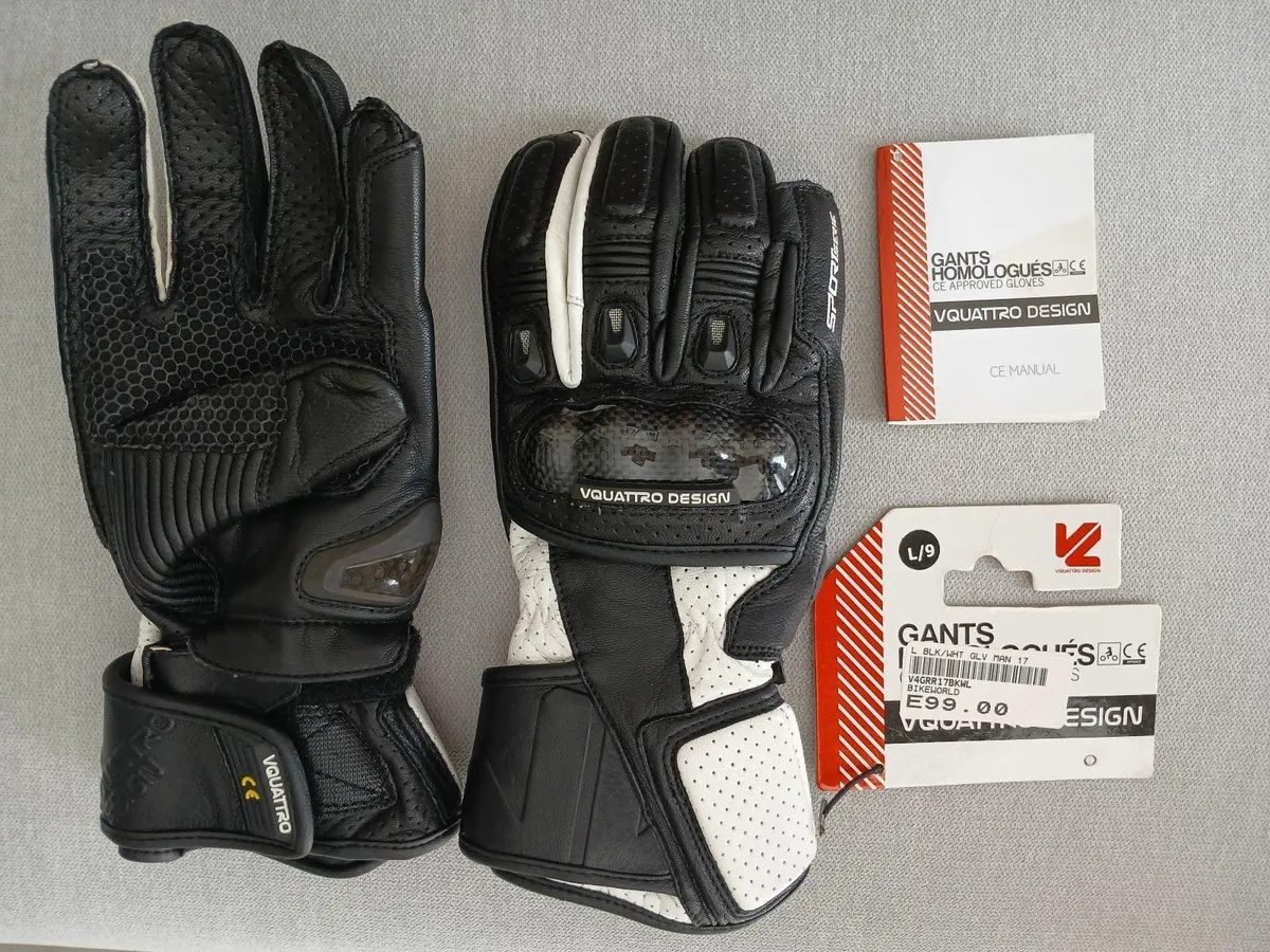 Vquattro Design V4G-RL 17 Motorbike Gloves - Image 4