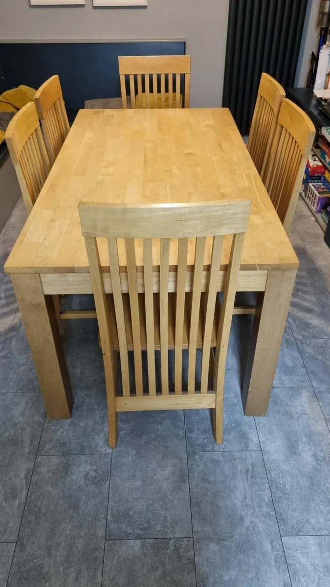 Dining Table & 6 Chairs - Image 2
