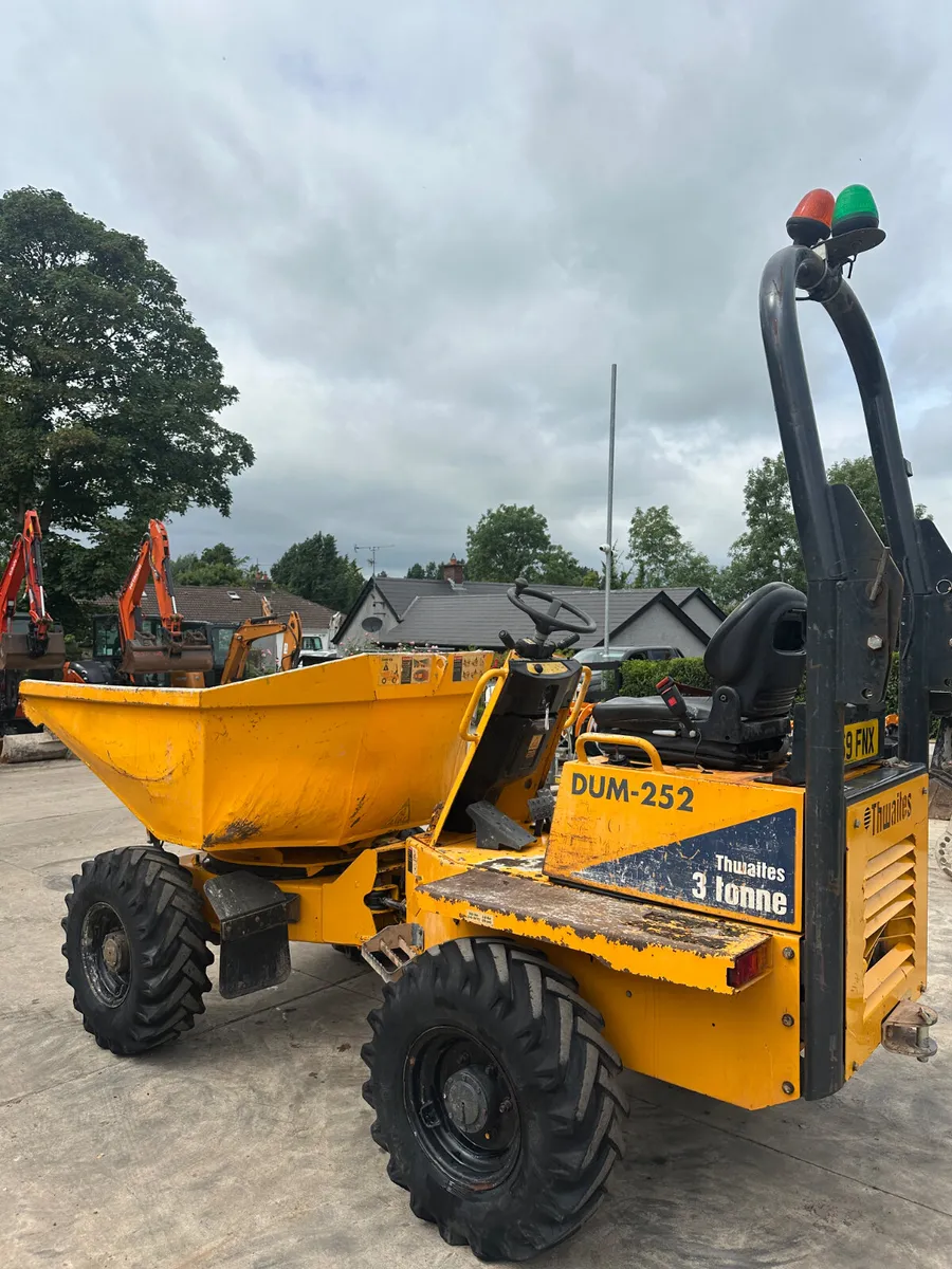 2019 THWAITES 3 Ton Swivel Dumper **HYDROSTATIC** - Image 3