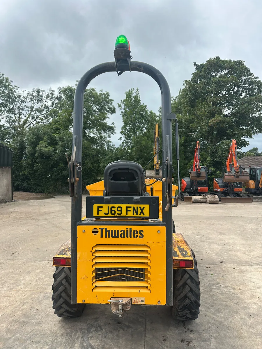 2019 THWAITES 3 Ton Swivel Dumper **HYDROSTATIC** - Image 4
