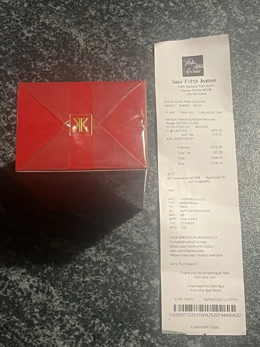Maison Francis Kurkdjian Baccarat rouge 540 (EDP) 70mL - Image 3