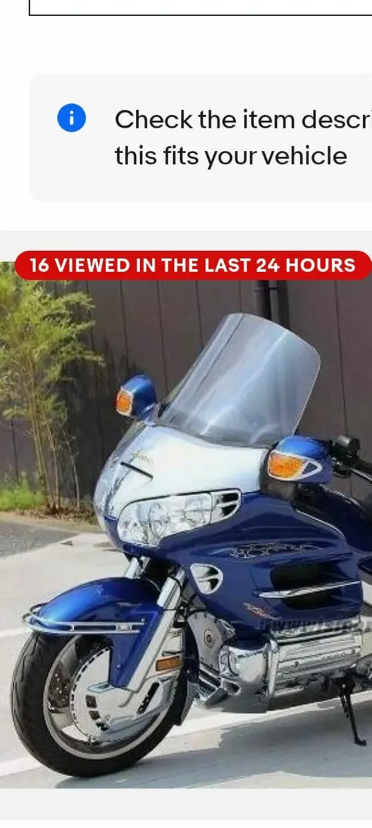 Honda goldwing swap for van - Image 1